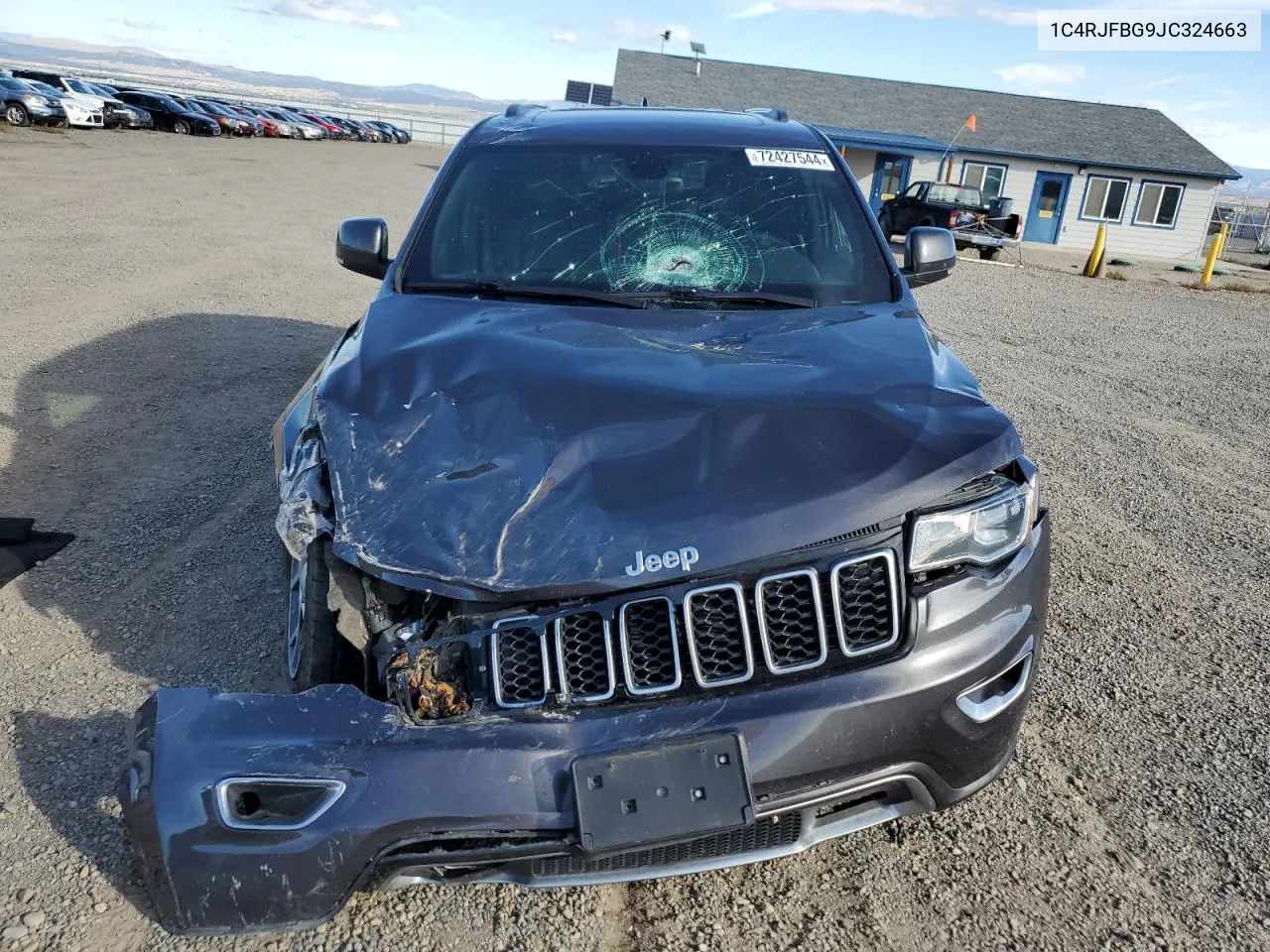 2018 Jeep Grand Cherokee Limited VIN: 1C4RJFBG9JC324663 Lot: 72427544