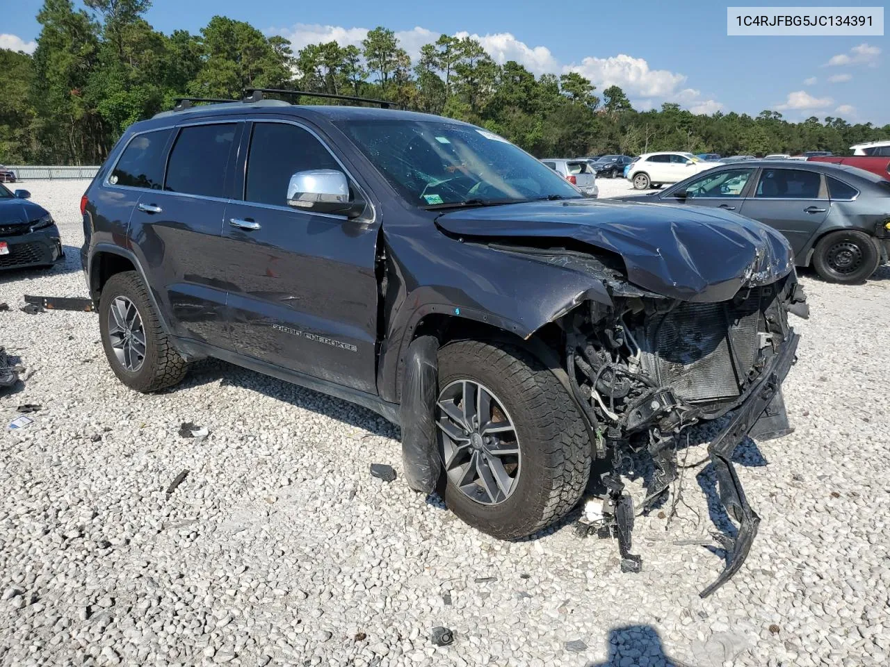 2018 Jeep Grand Cherokee Limited VIN: 1C4RJFBG5JC134391 Lot: 72540874