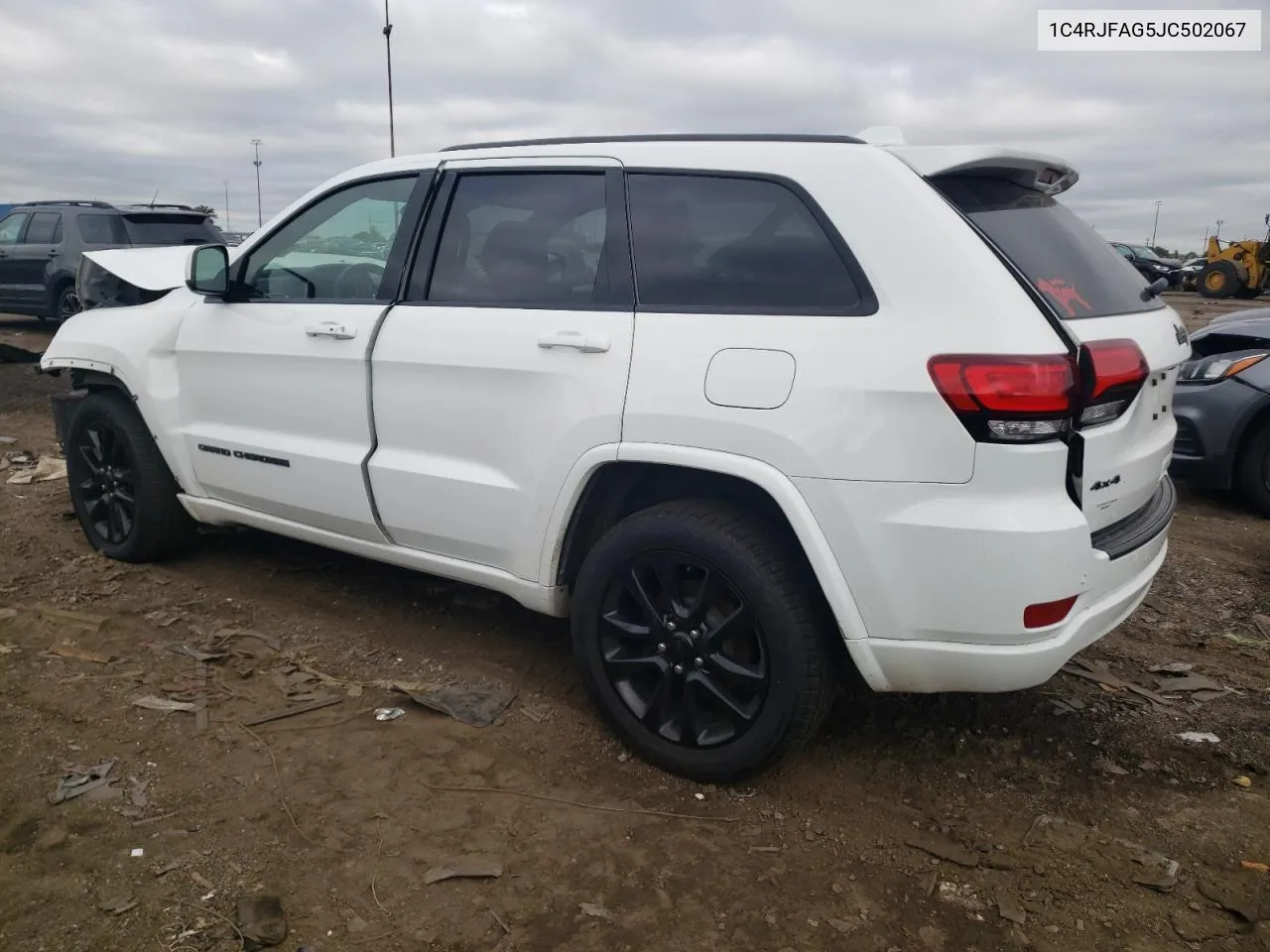 2018 Jeep Grand Cherokee Laredo VIN: 1C4RJFAG5JC502067 Lot: 72540914