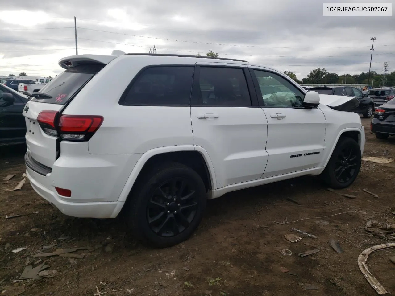 2018 Jeep Grand Cherokee Laredo VIN: 1C4RJFAG5JC502067 Lot: 72540914