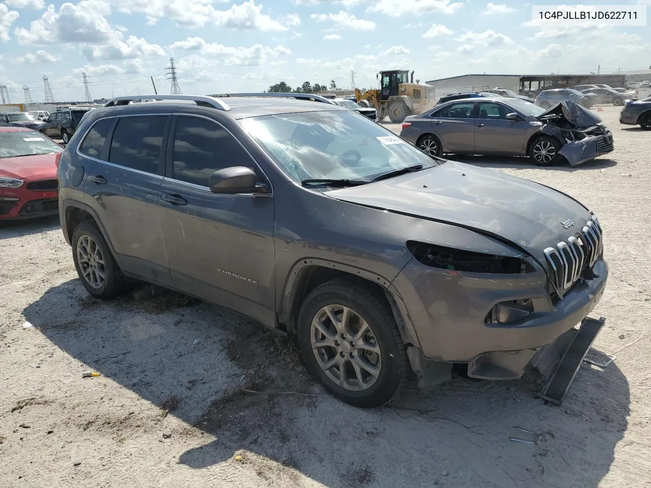 2018 Jeep Cherokee Latitude Plus VIN: 1C4PJLLB1JD622711 Lot: 72549494