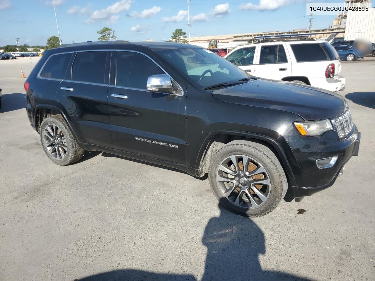 2018 Jeep Grand Cherokee Overland VIN: 1C4RJECG0JC428595 Lot: 72560454