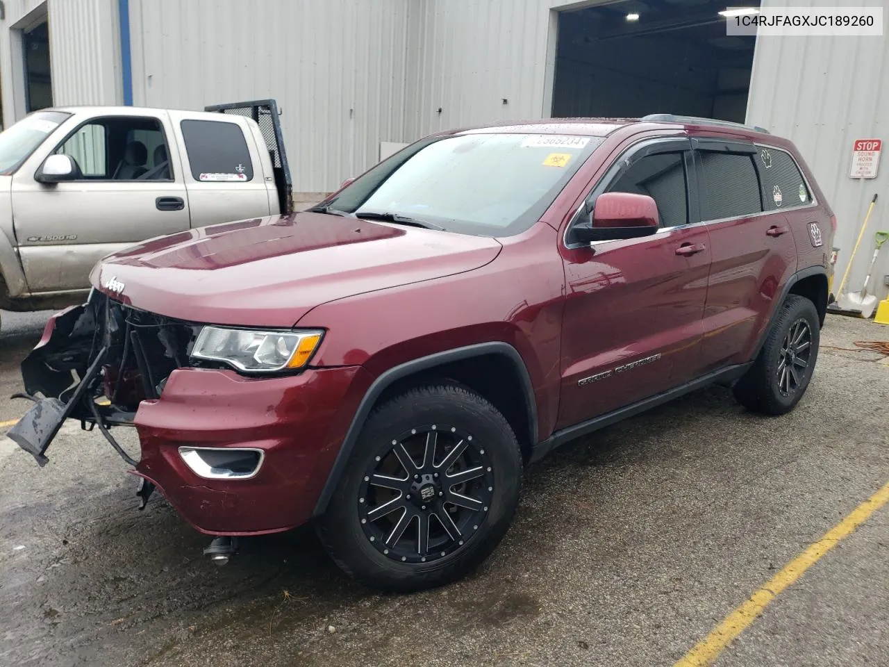 2018 Jeep Grand Cherokee Laredo VIN: 1C4RJFAGXJC189260 Lot: 72565234