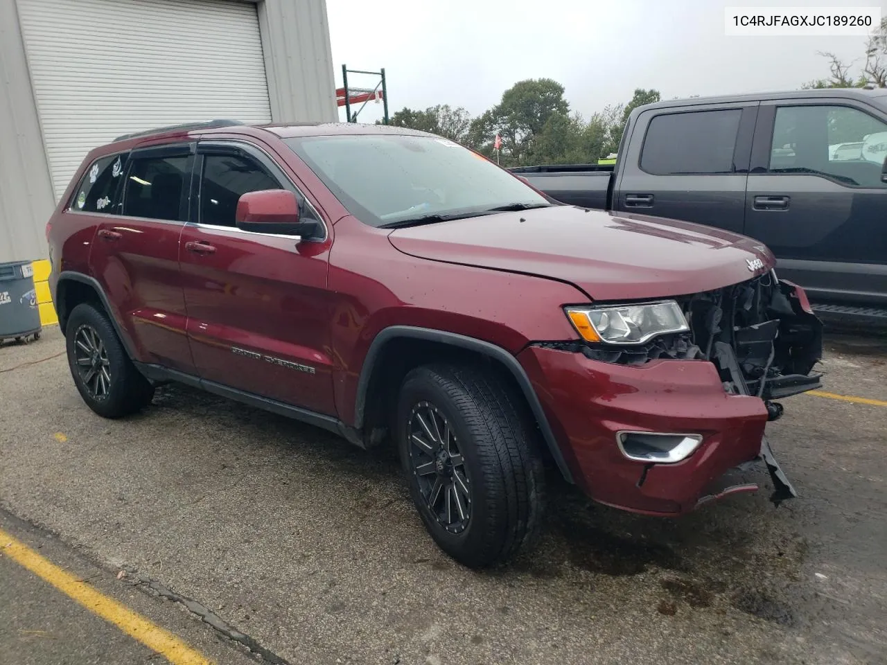 2018 Jeep Grand Cherokee Laredo VIN: 1C4RJFAGXJC189260 Lot: 72565234