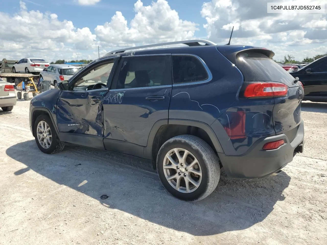 2018 Jeep Cherokee Latitude Plus VIN: 1C4PJLLB7JD552745 Lot: 72591164