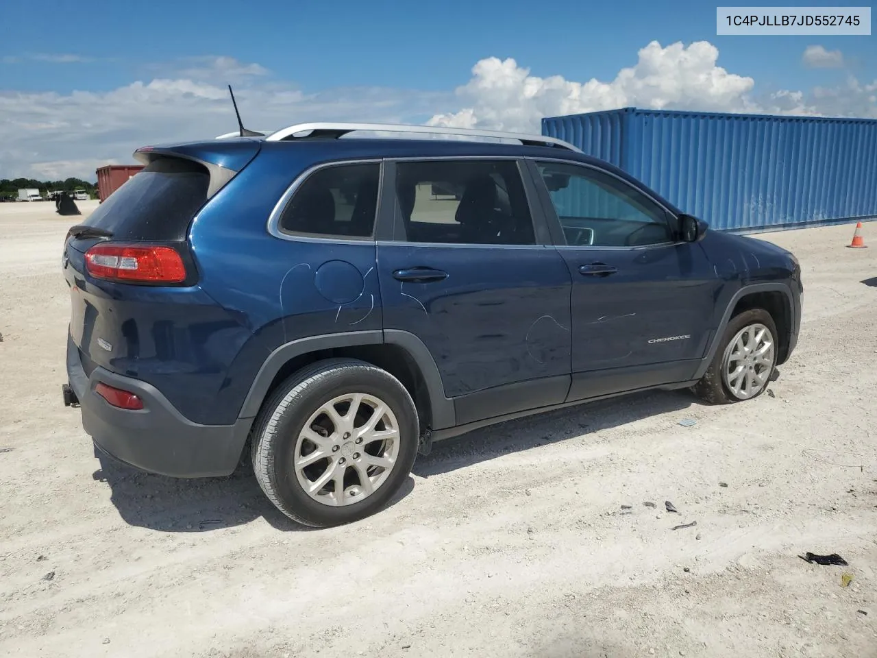 2018 Jeep Cherokee Latitude Plus VIN: 1C4PJLLB7JD552745 Lot: 72591164