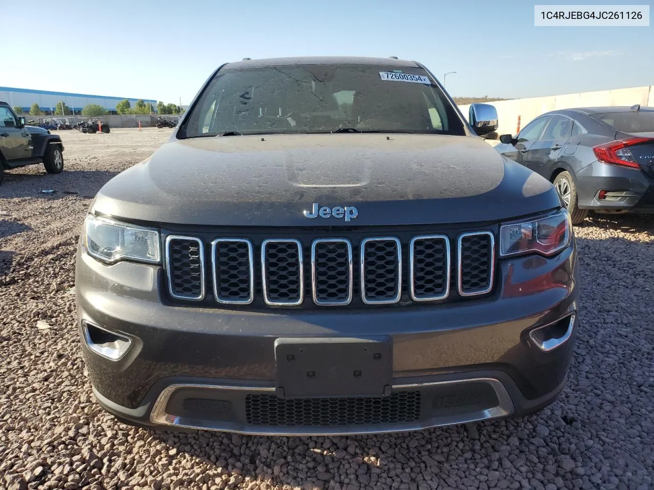 1C4RJEBG4JC261126 2018 Jeep Grand Cherokee Limited