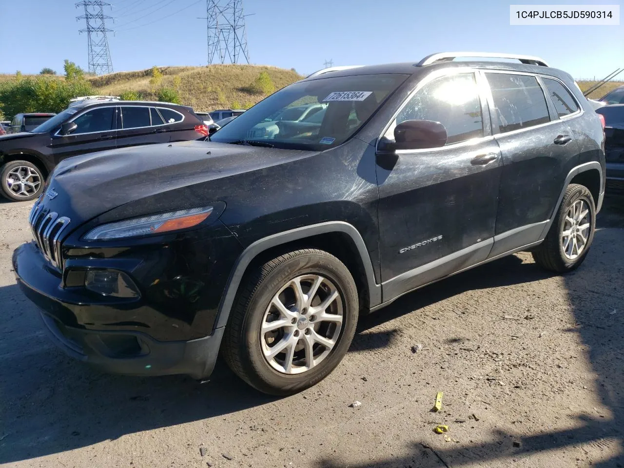 2018 Jeep Cherokee Latitude VIN: 1C4PJLCB5JD590314 Lot: 72615364