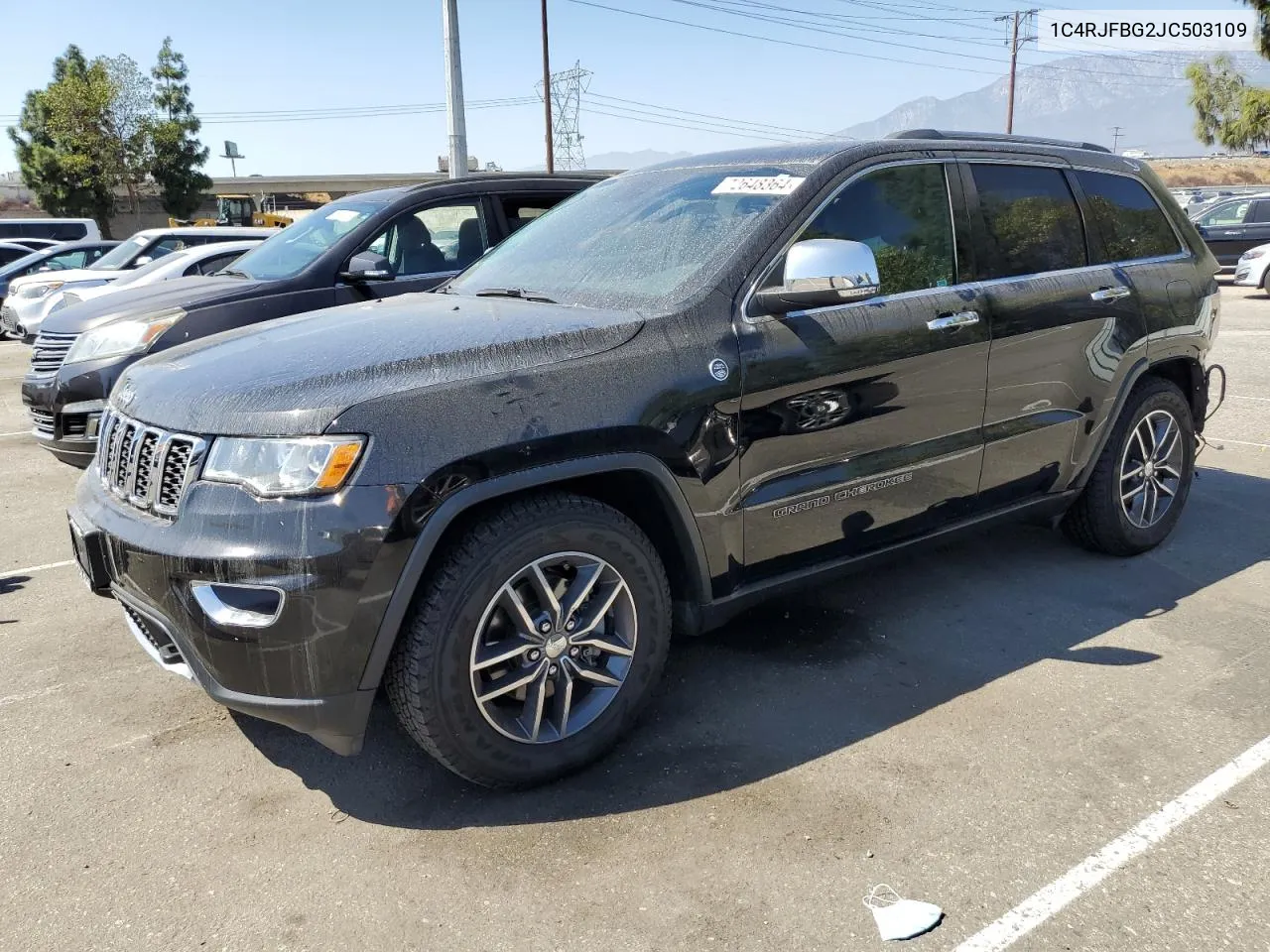 2018 Jeep Grand Cherokee Limited VIN: 1C4RJFBG2JC503109 Lot: 72648364