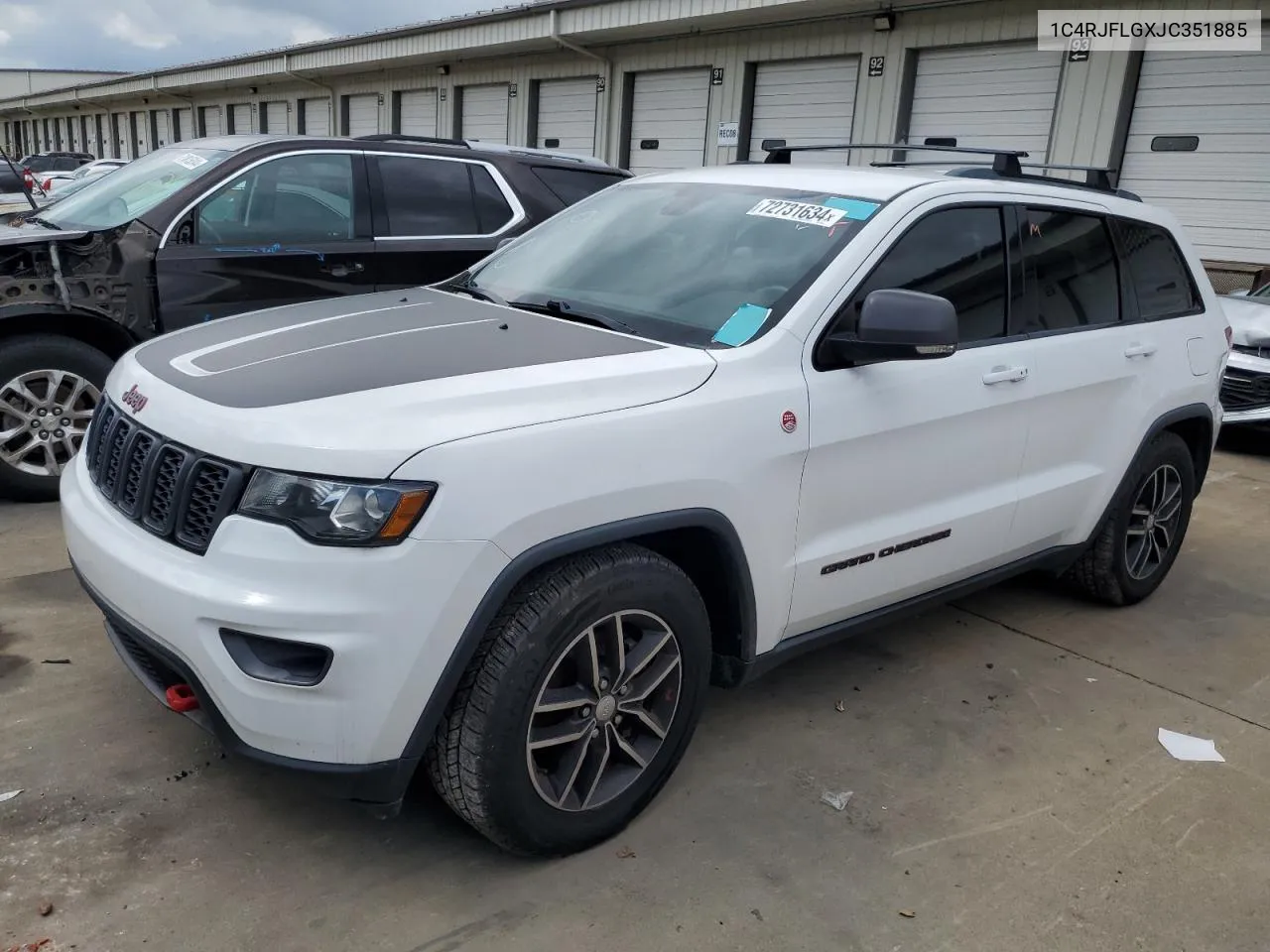 1C4RJFLGXJC351885 2018 Jeep Grand Cherokee Trailhawk