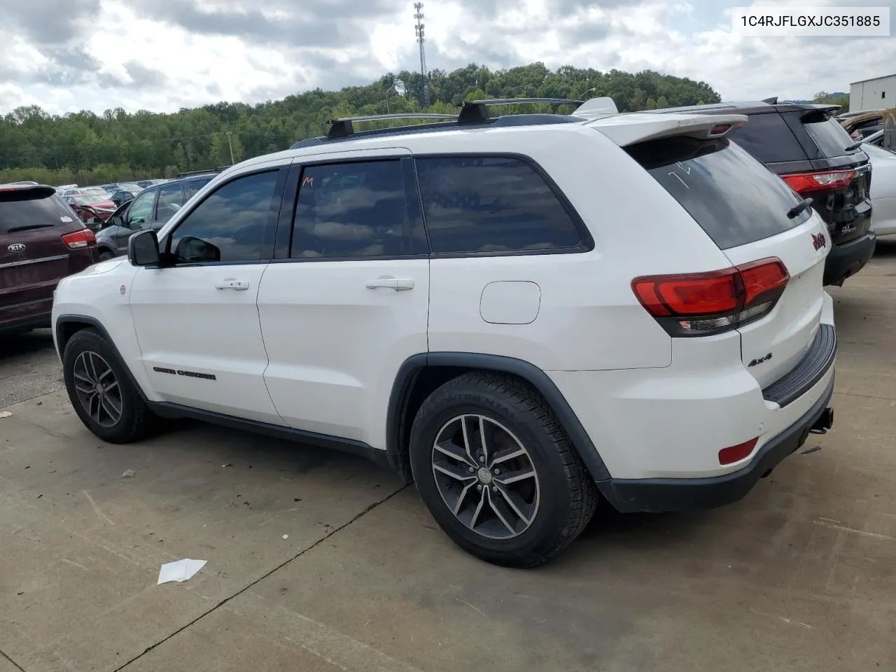 2018 Jeep Grand Cherokee Trailhawk VIN: 1C4RJFLGXJC351885 Lot: 72731634