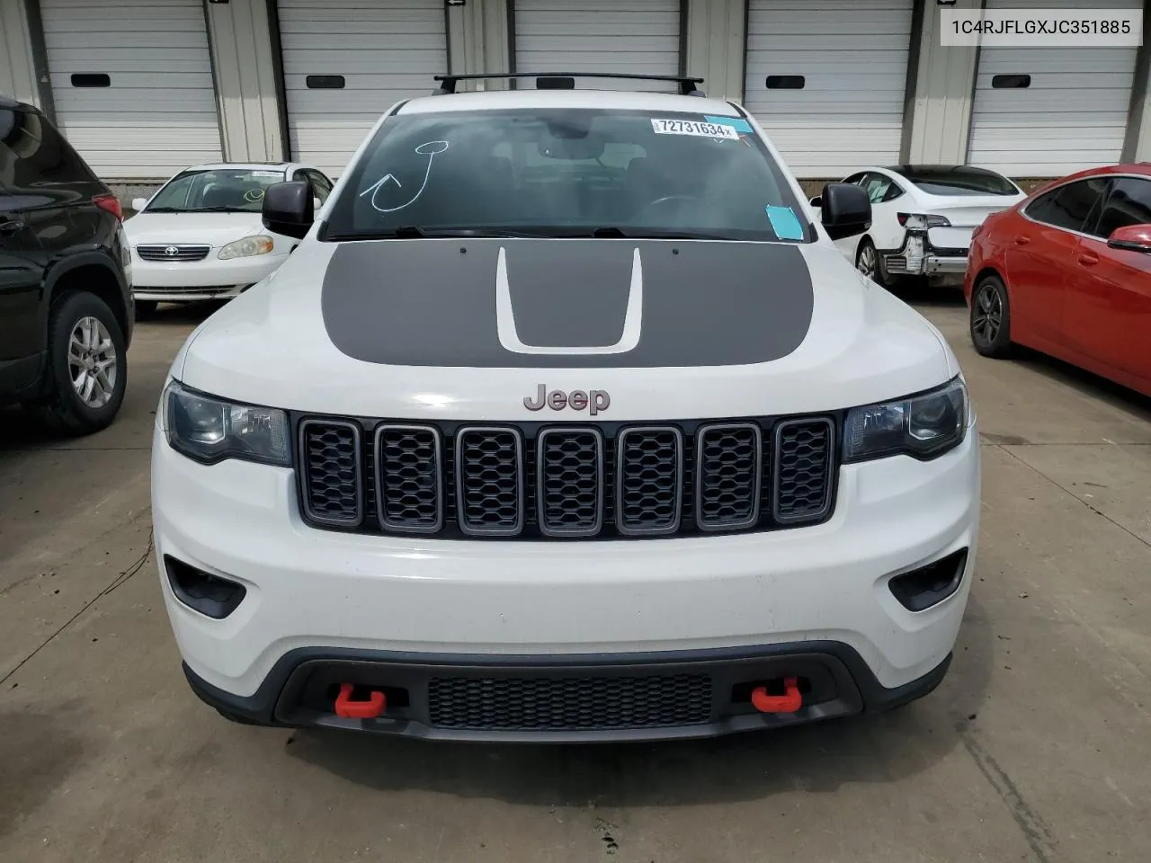 2018 Jeep Grand Cherokee Trailhawk VIN: 1C4RJFLGXJC351885 Lot: 72731634