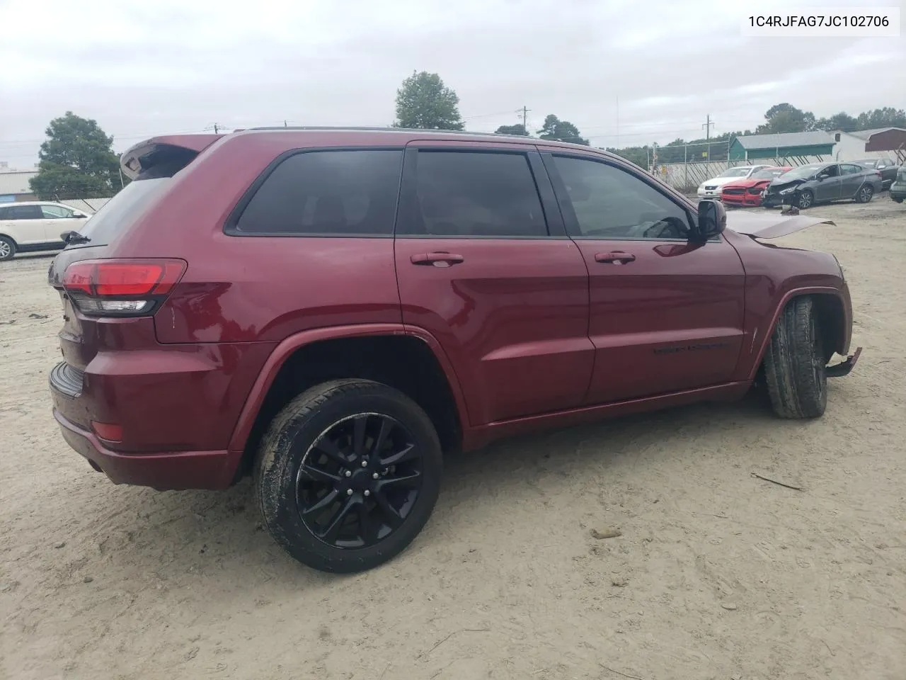 2018 Jeep Grand Cherokee Laredo VIN: 1C4RJFAG7JC102706 Lot: 72936674