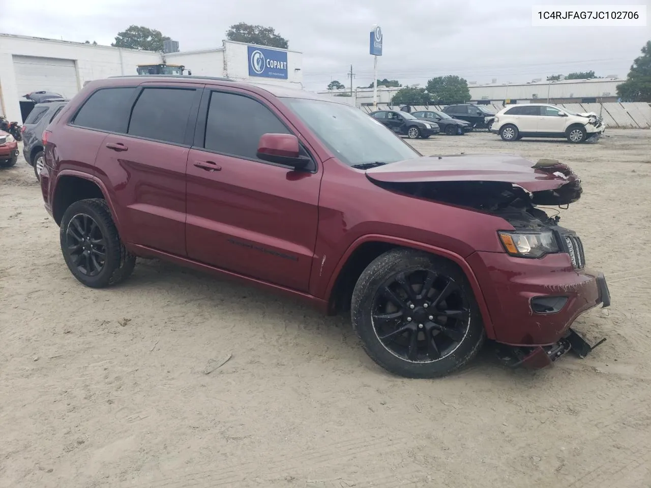 2018 Jeep Grand Cherokee Laredo VIN: 1C4RJFAG7JC102706 Lot: 72936674