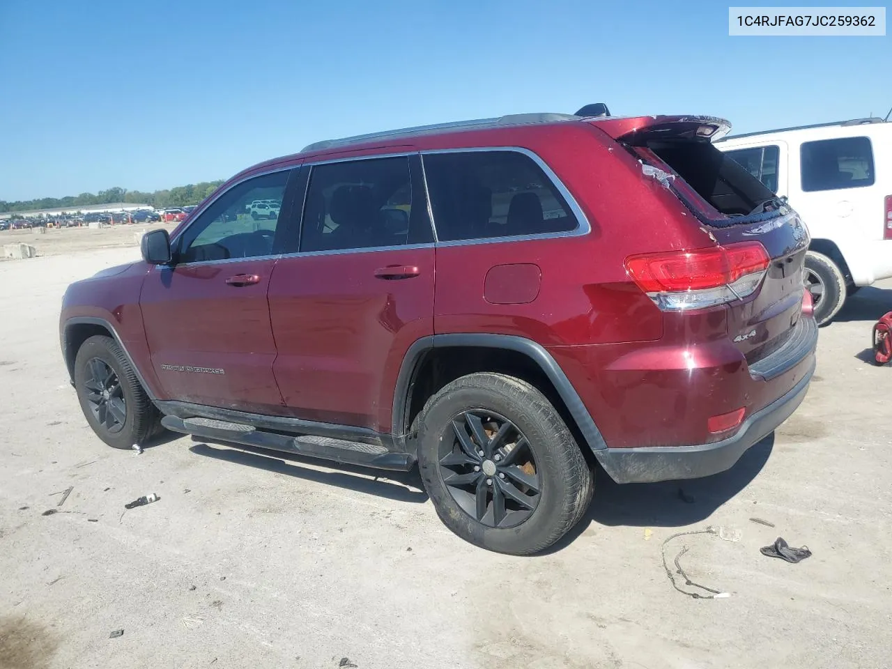 2018 Jeep Grand Cherokee Laredo VIN: 1C4RJFAG7JC259362 Lot: 72966544