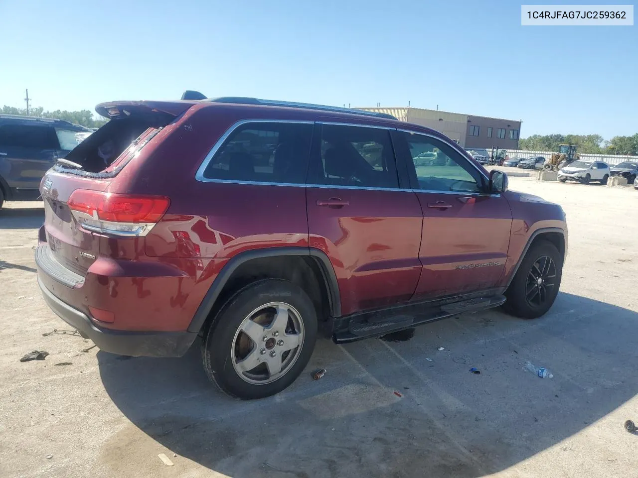 2018 Jeep Grand Cherokee Laredo VIN: 1C4RJFAG7JC259362 Lot: 72966544