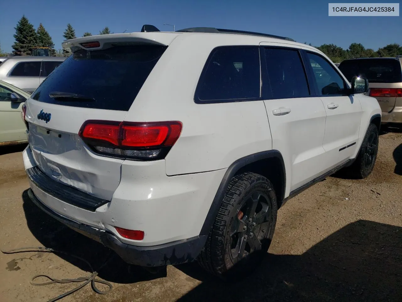 2018 Jeep Grand Cherokee Laredo VIN: 1C4RJFAG4JC425384 Lot: 73050144