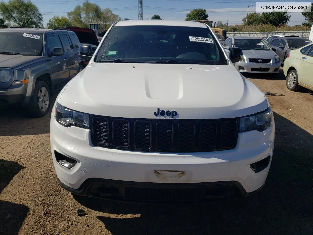 2018 Jeep Grand Cherokee Laredo VIN: 1C4RJFAG4JC425384 Lot: 73050144