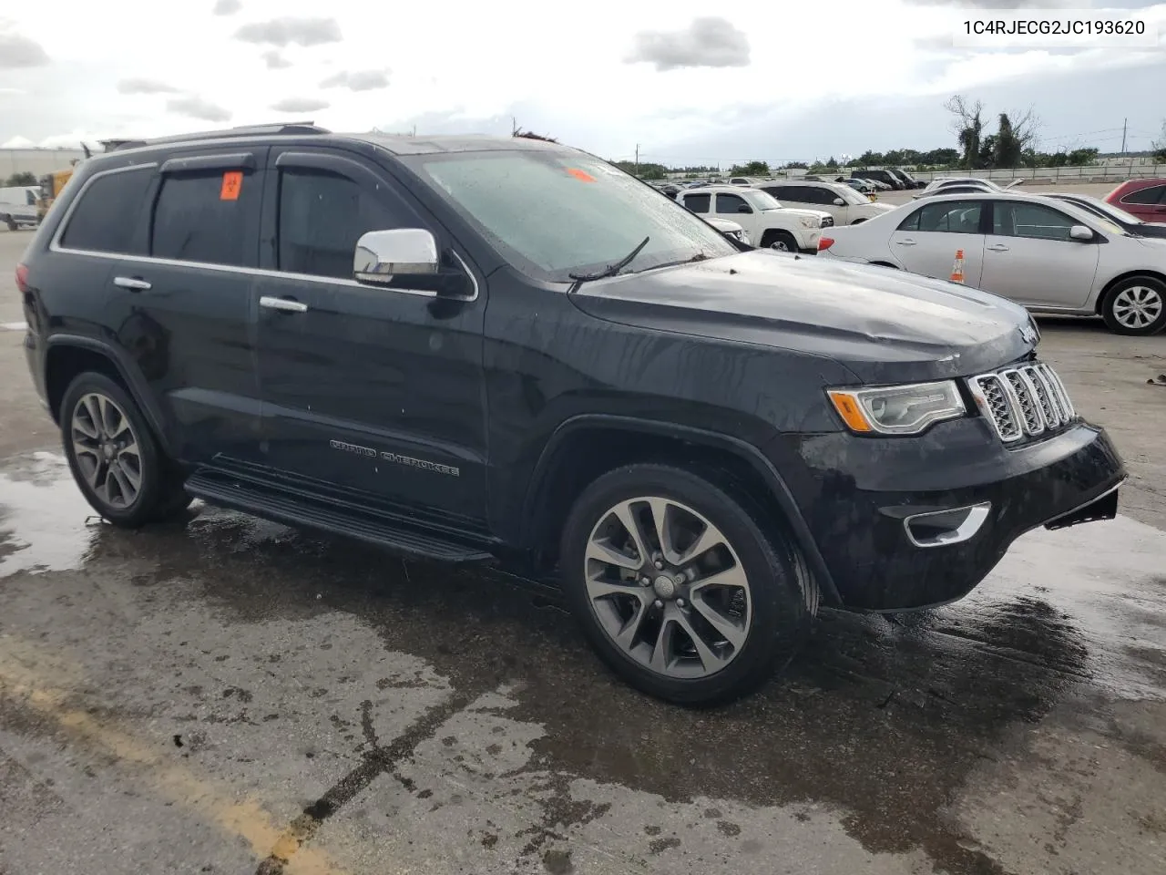 2018 Jeep Grand Cherokee Overland VIN: 1C4RJECG2JC193620 Lot: 73143474