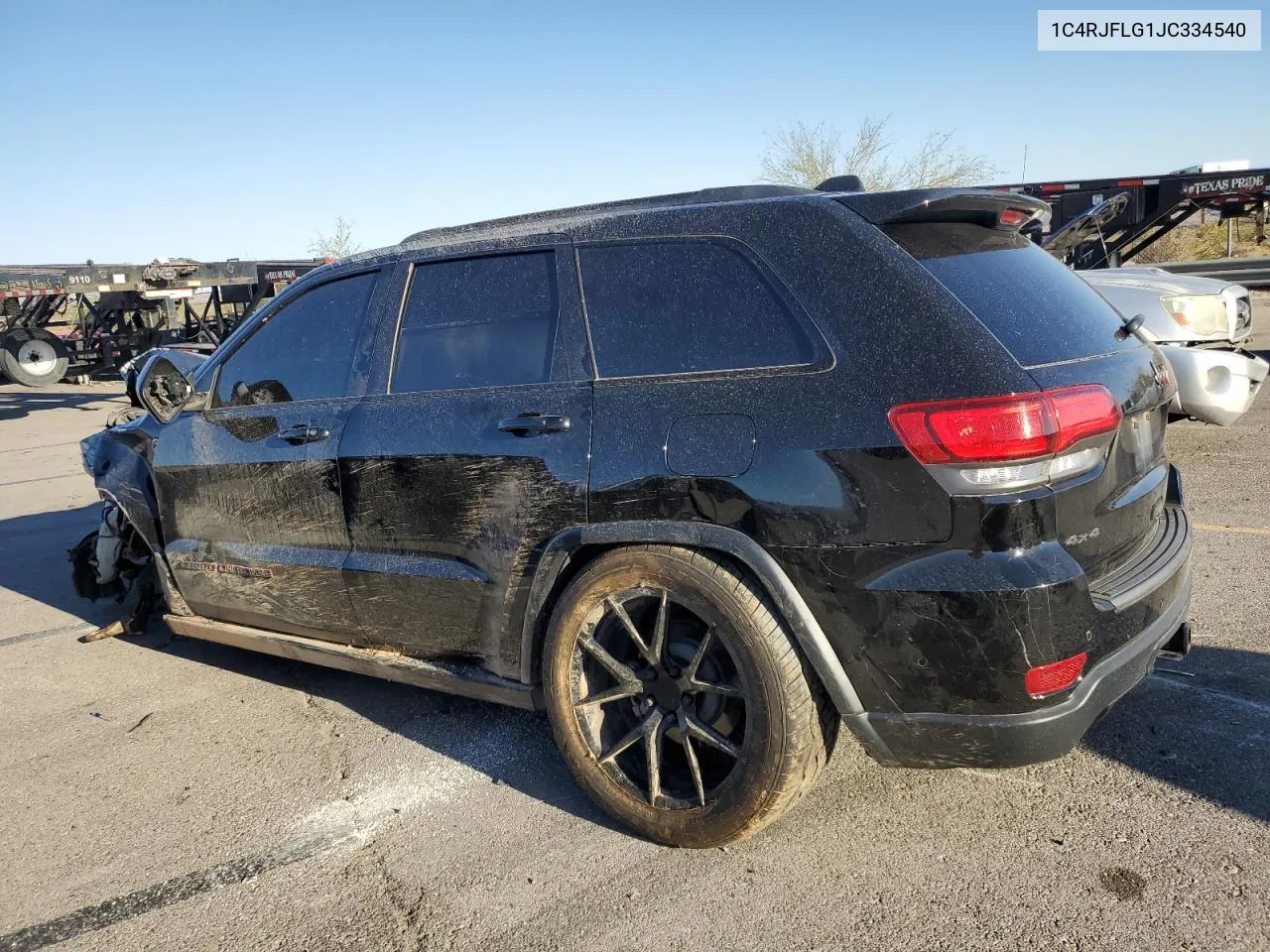 2018 Jeep Grand Cherokee Trailhawk VIN: 1C4RJFLG1JC334540 Lot: 73223954