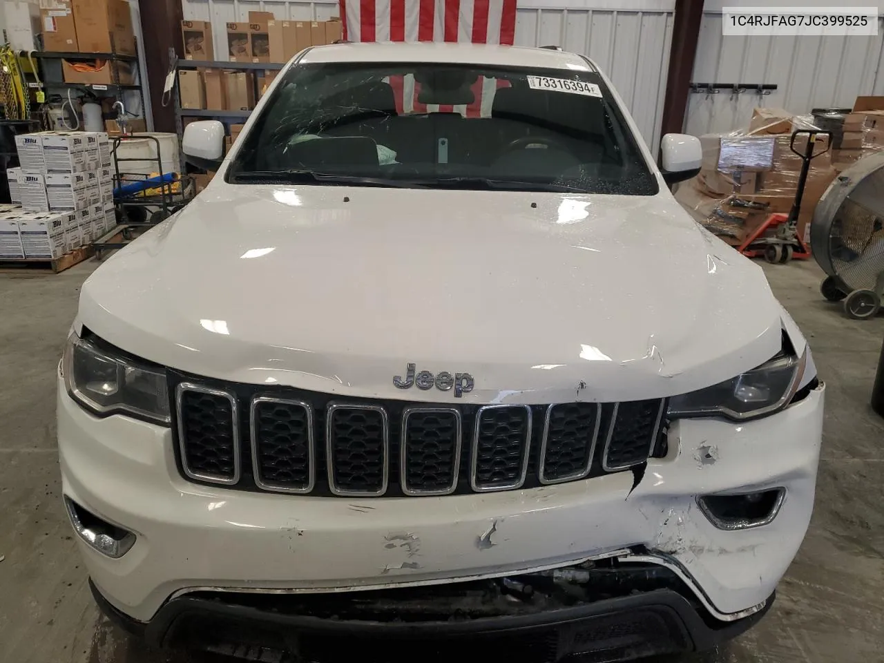 2018 Jeep Grand Cherokee Laredo VIN: 1C4RJFAG7JC399525 Lot: 73316394