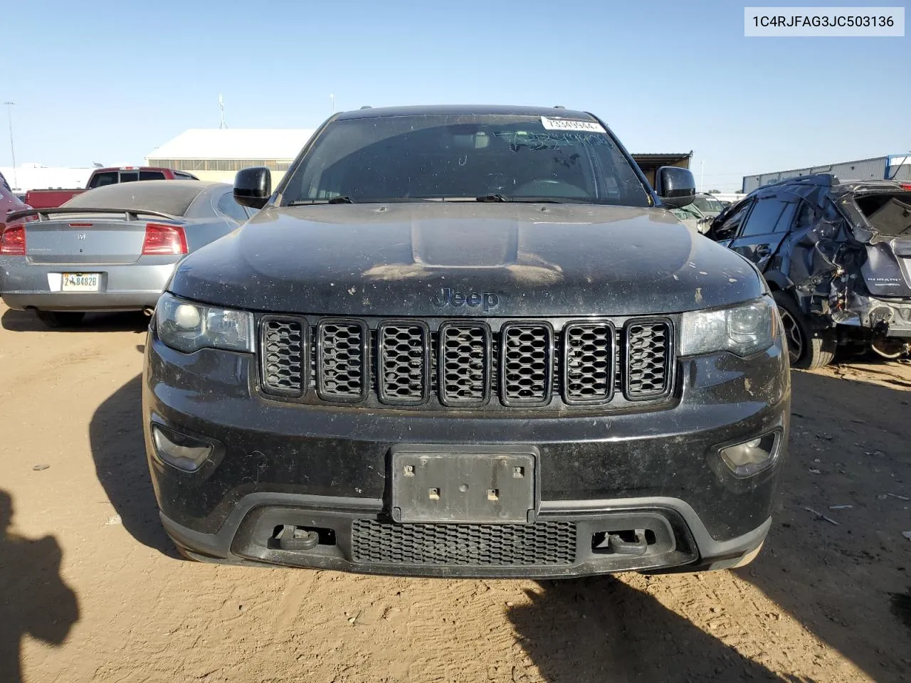 2018 Jeep Grand Cherokee Laredo VIN: 1C4RJFAG3JC503136 Lot: 73349944