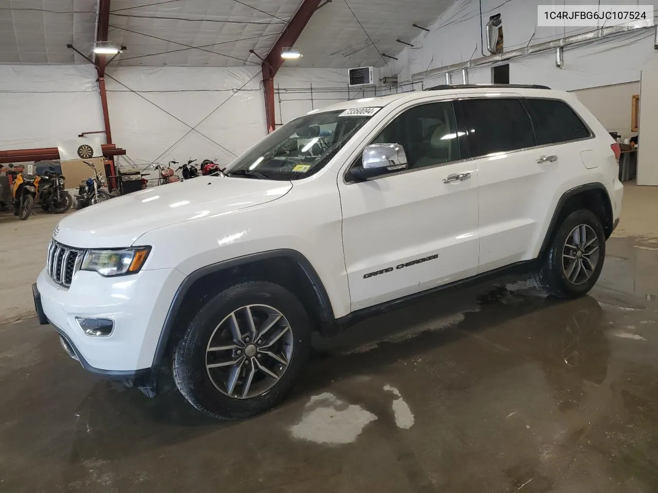 2018 Jeep Grand Cherokee Limited VIN: 1C4RJFBG6JC107524 Lot: 73350094