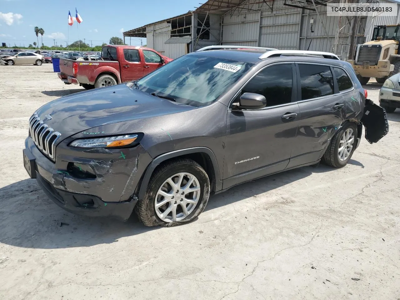 1C4PJLLB8JD540183 2018 Jeep Cherokee Latitude Plus