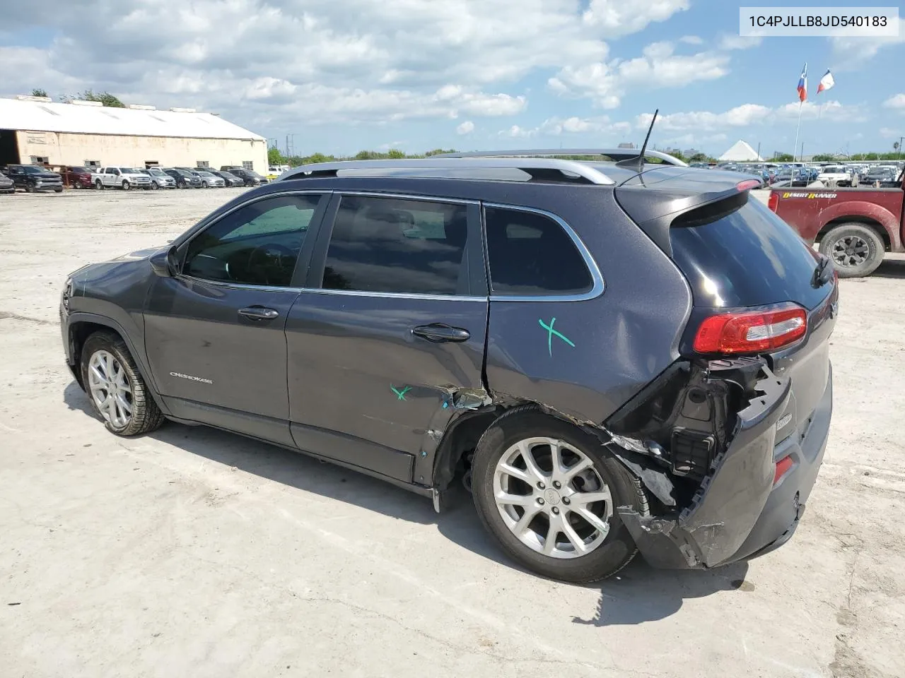 2018 Jeep Cherokee Latitude Plus VIN: 1C4PJLLB8JD540183 Lot: 73353844