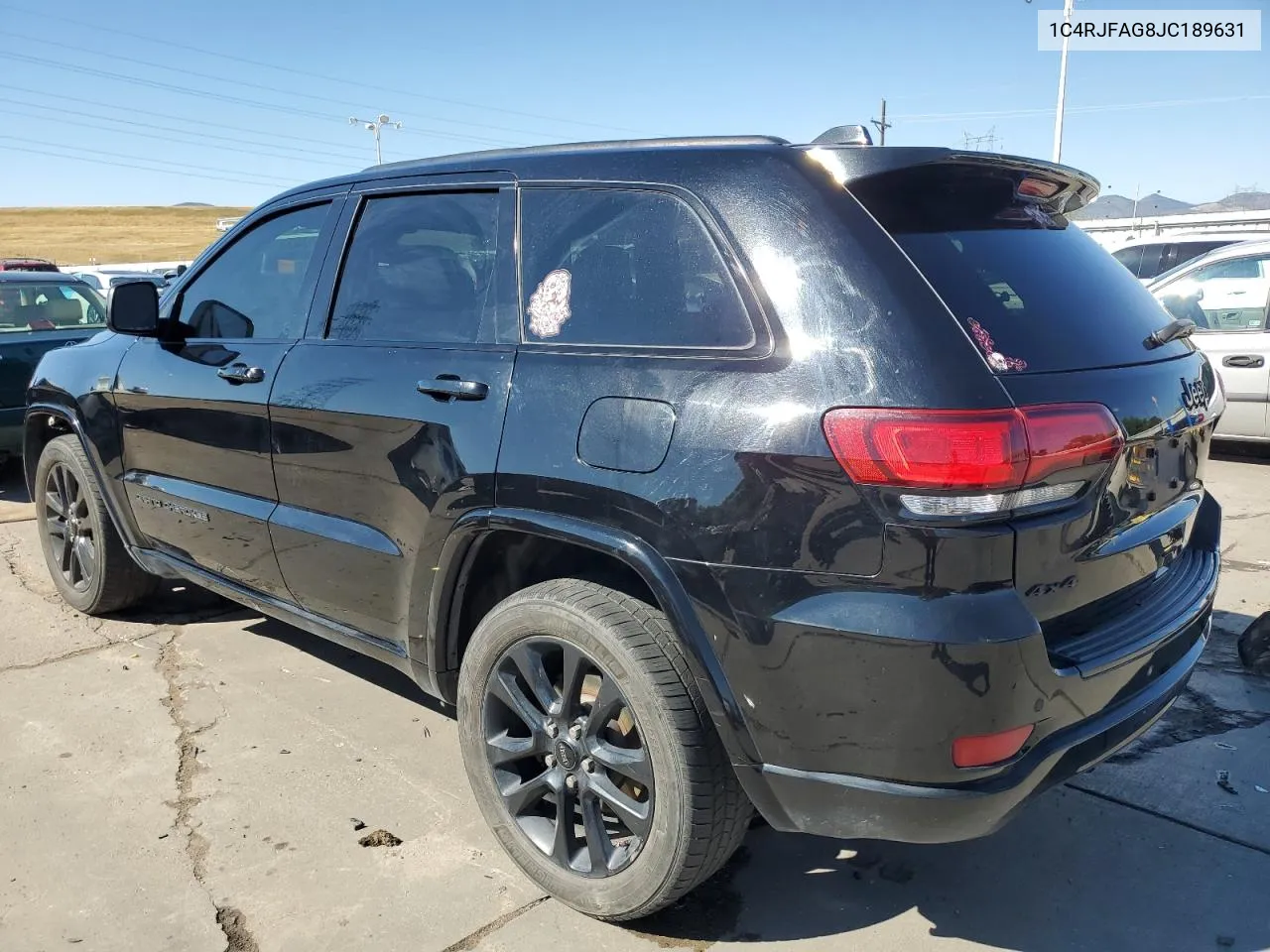 2018 Jeep Grand Cherokee Laredo VIN: 1C4RJFAG8JC189631 Lot: 73428214