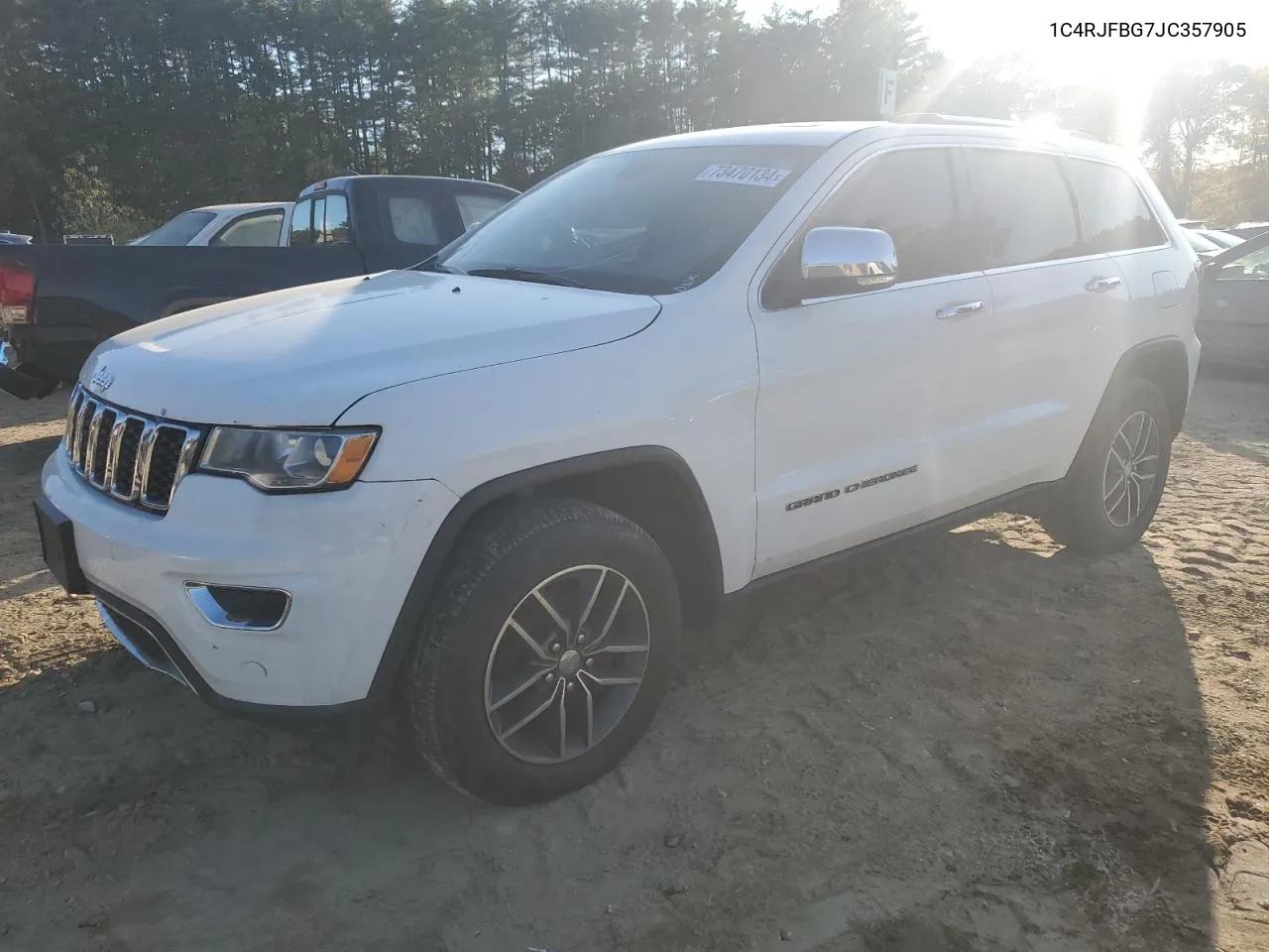 2018 Jeep Grand Cherokee Limited VIN: 1C4RJFBG7JC357905 Lot: 73470134