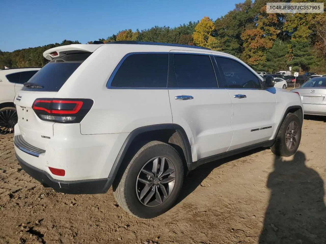 2018 Jeep Grand Cherokee Limited VIN: 1C4RJFBG7JC357905 Lot: 73470134