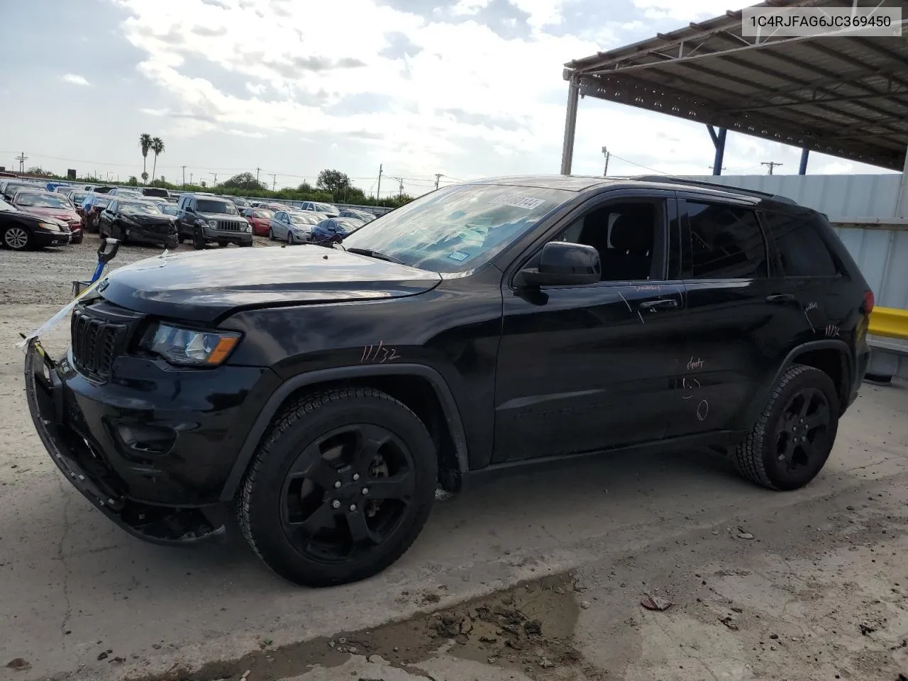 2018 Jeep Grand Cherokee Laredo VIN: 1C4RJFAG6JC369450 Lot: 73480144