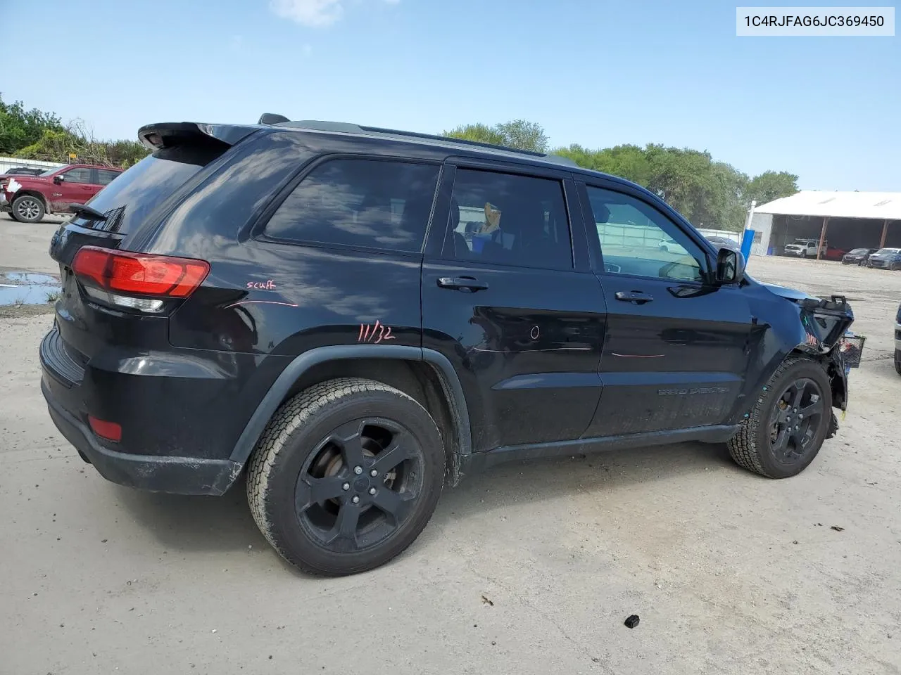 2018 Jeep Grand Cherokee Laredo VIN: 1C4RJFAG6JC369450 Lot: 73480144