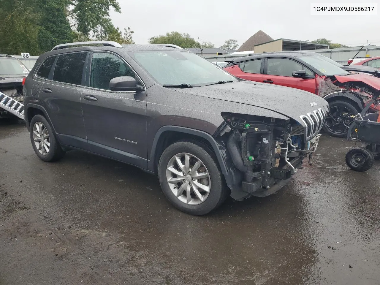 2018 Jeep Cherokee Limited VIN: 1C4PJMDX9JD586217 Lot: 73512164