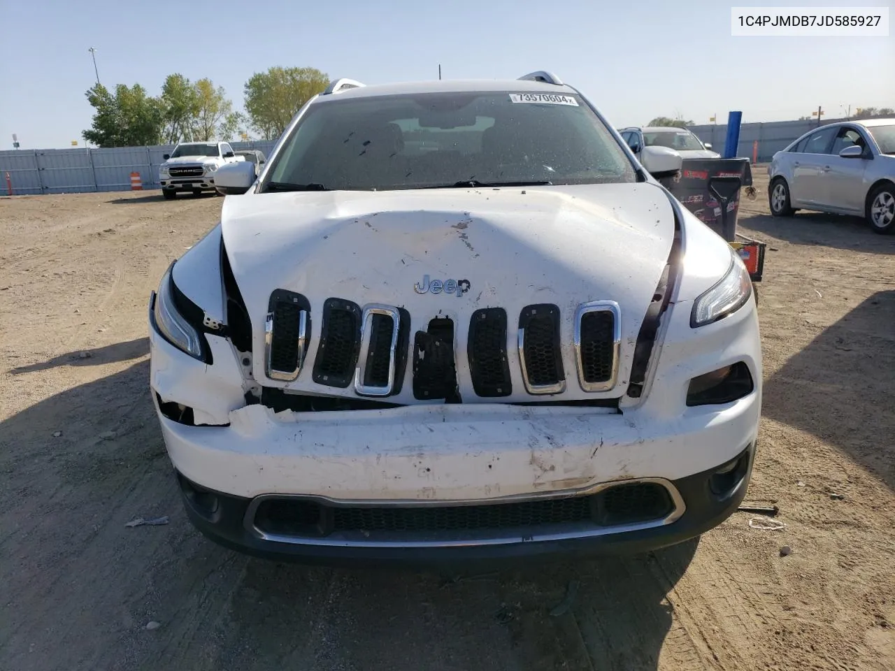 1C4PJMDB7JD585927 2018 Jeep Cherokee Limited