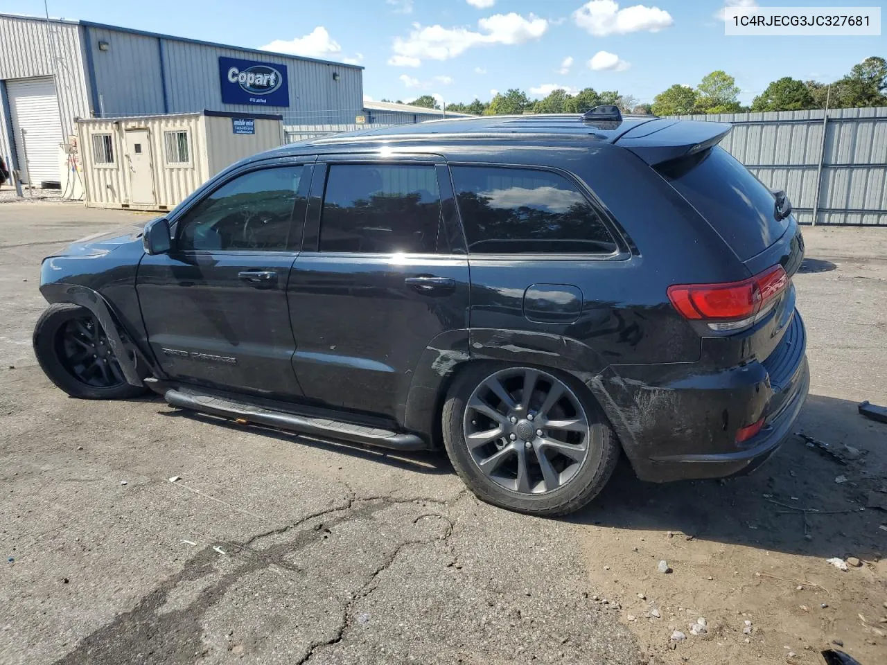 2018 Jeep Grand Cherokee Overland VIN: 1C4RJECG3JC327681 Lot: 73673624