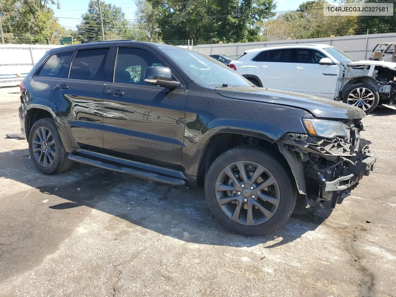 2018 Jeep Grand Cherokee Overland VIN: 1C4RJECG3JC327681 Lot: 73673624