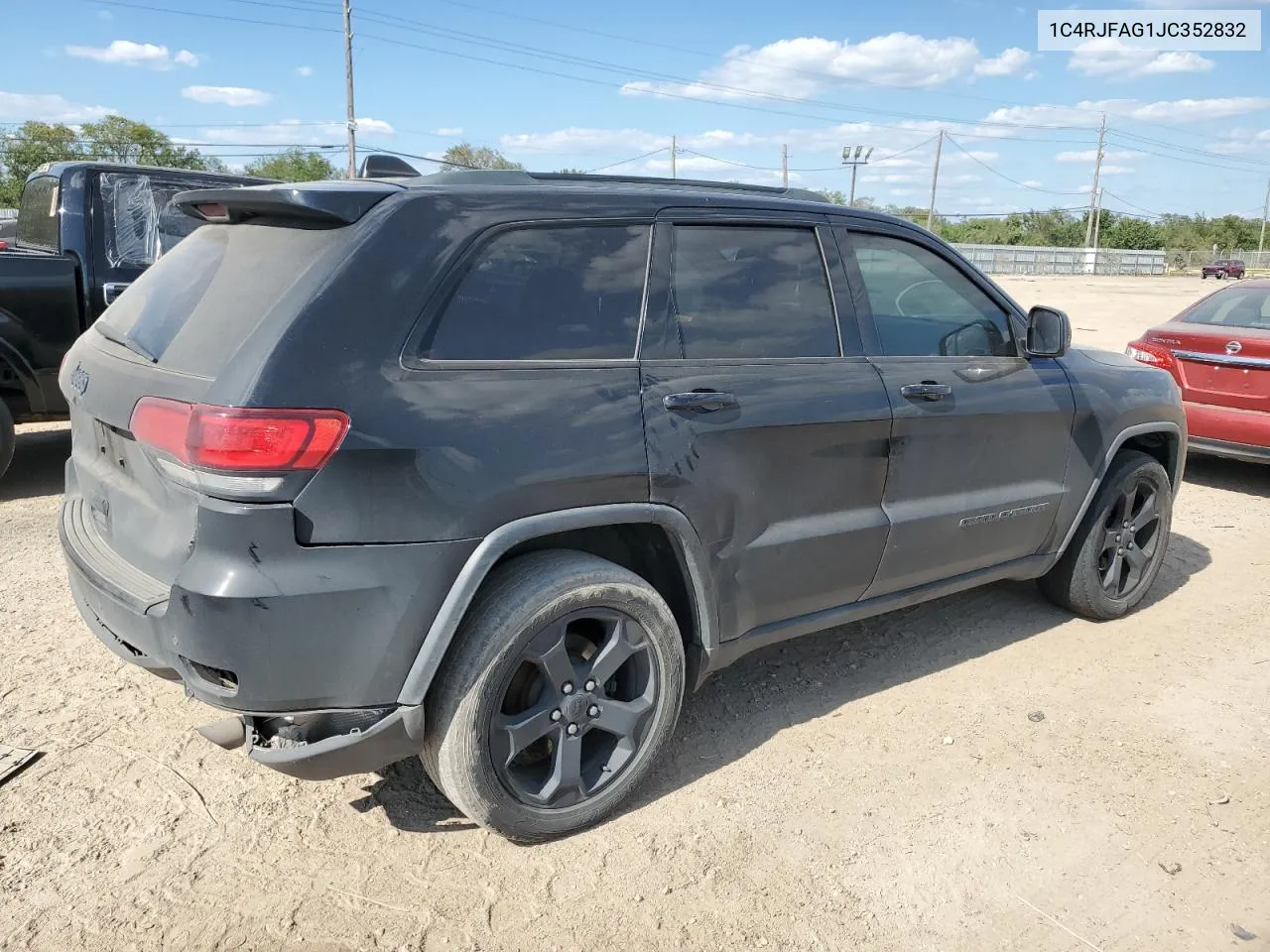 2018 Jeep Grand Cherokee Laredo VIN: 1C4RJFAG1JC352832 Lot: 73810274