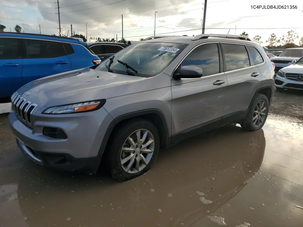 1C4PJLDB4JD621356 2018 Jeep Cherokee Limited