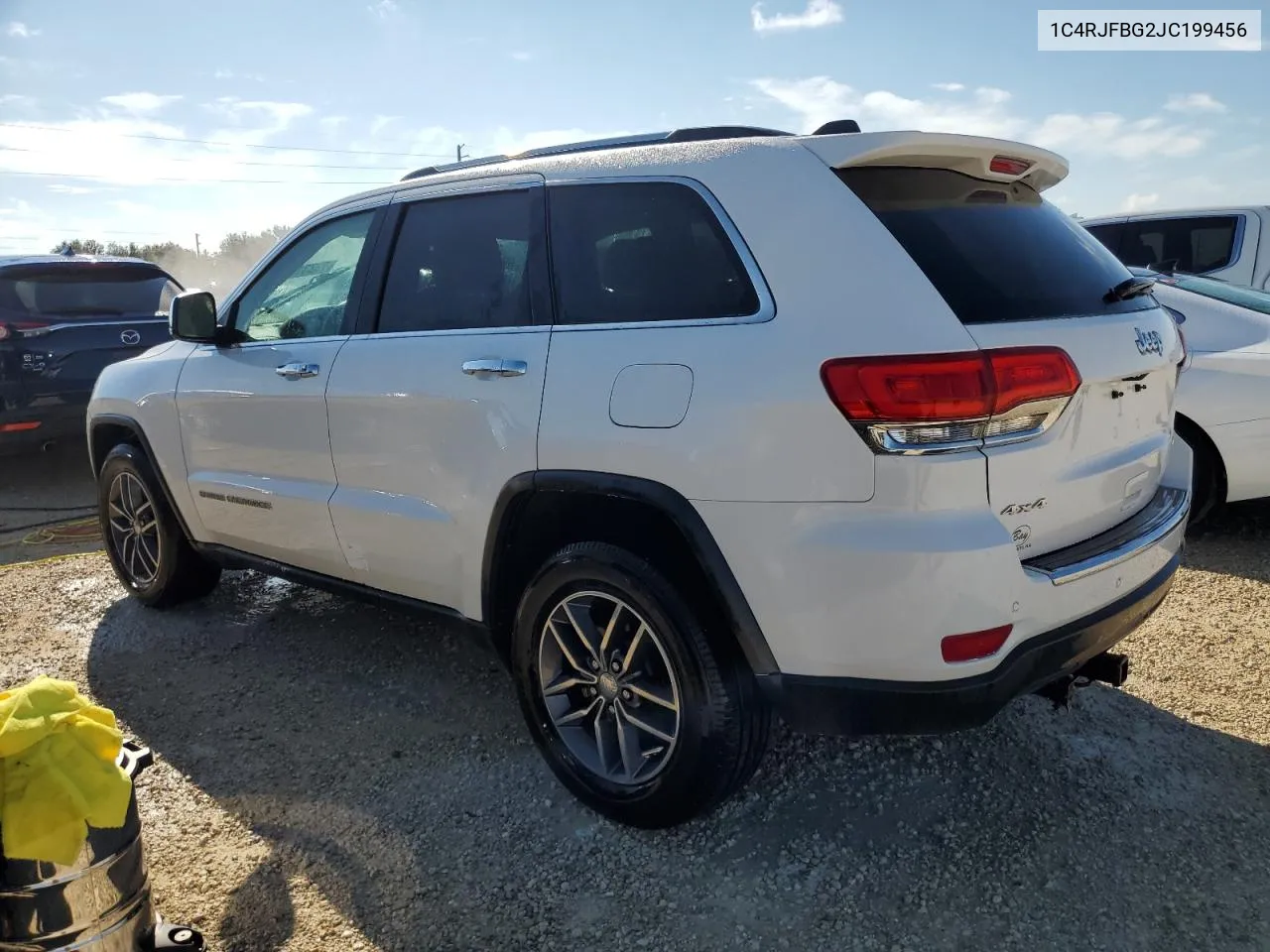 2018 Jeep Grand Cherokee Limited VIN: 1C4RJFBG2JC199456 Lot: 73831754