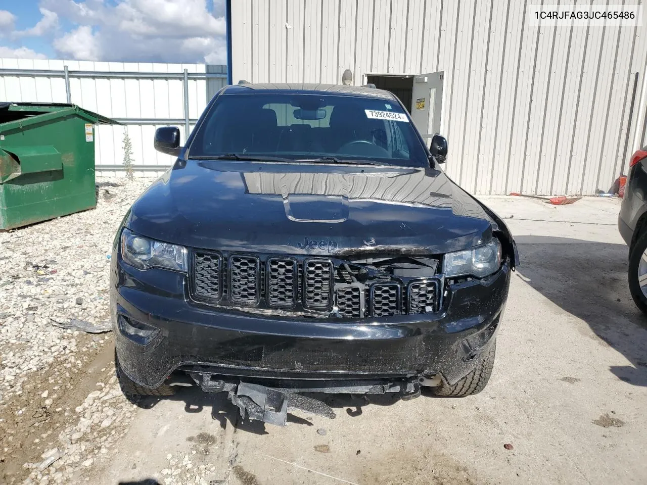 2018 Jeep Grand Cherokee Laredo VIN: 1C4RJFAG3JC465486 Lot: 73924524