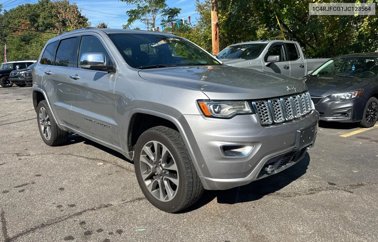 2018 Jeep Grand Cherokee Overland VIN: 1C4RJFCG1JC123564 Lot: 73979534