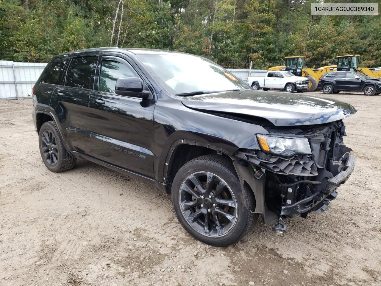 2018 Jeep Grand Cherokee Laredo VIN: 1C4RJFAG0JC389340 Lot: 73983144