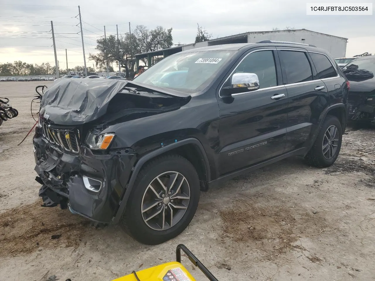 2018 Jeep Grand Cherokee Limited VIN: 1C4RJFBT8JC503564 Lot: 73991894