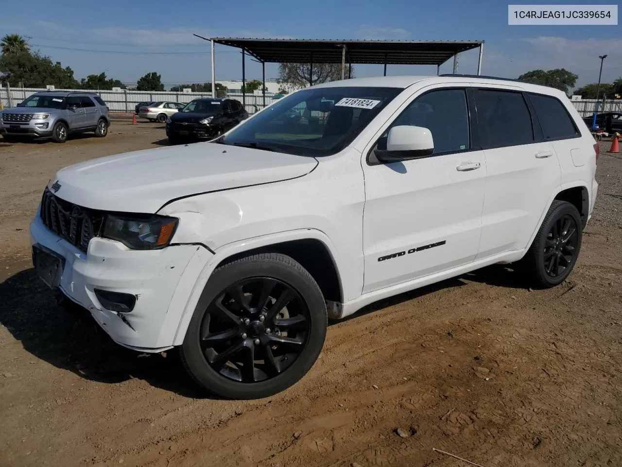 1C4RJEAG1JC339654 2018 Jeep Grand Cherokee Laredo