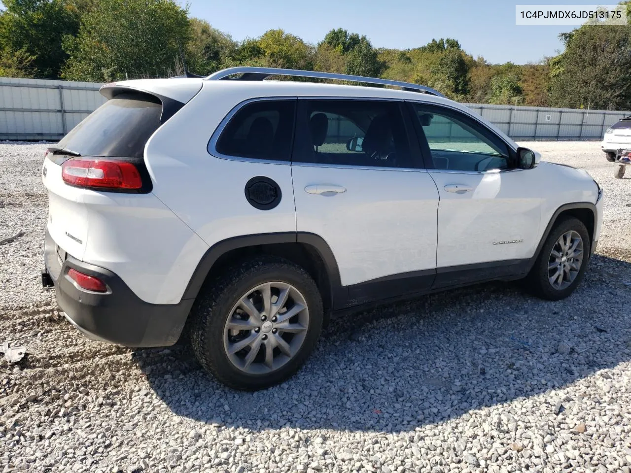 2018 Jeep Cherokee Limited VIN: 1C4PJMDX6JD513175 Lot: 74285324