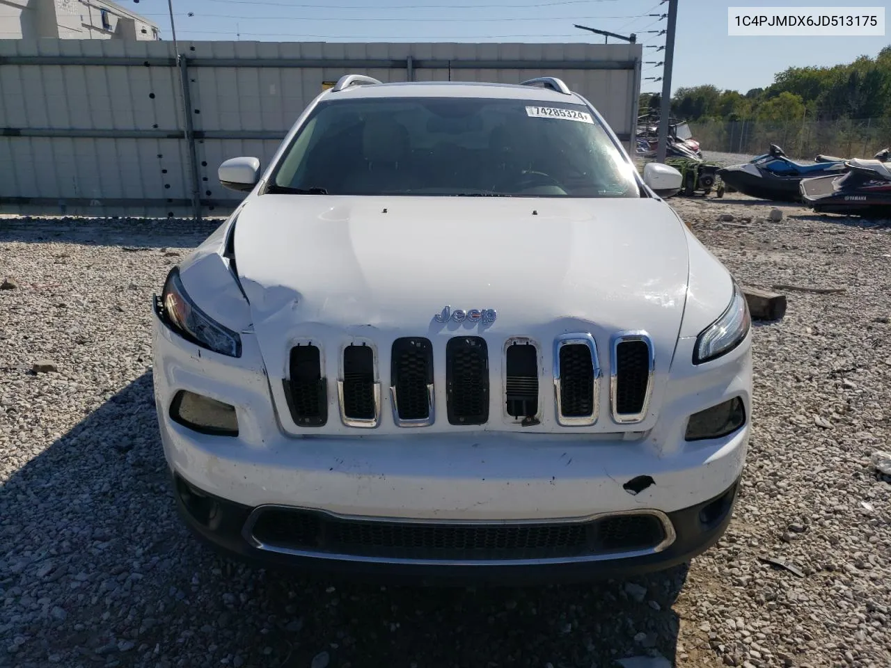 2018 Jeep Cherokee Limited VIN: 1C4PJMDX6JD513175 Lot: 74285324