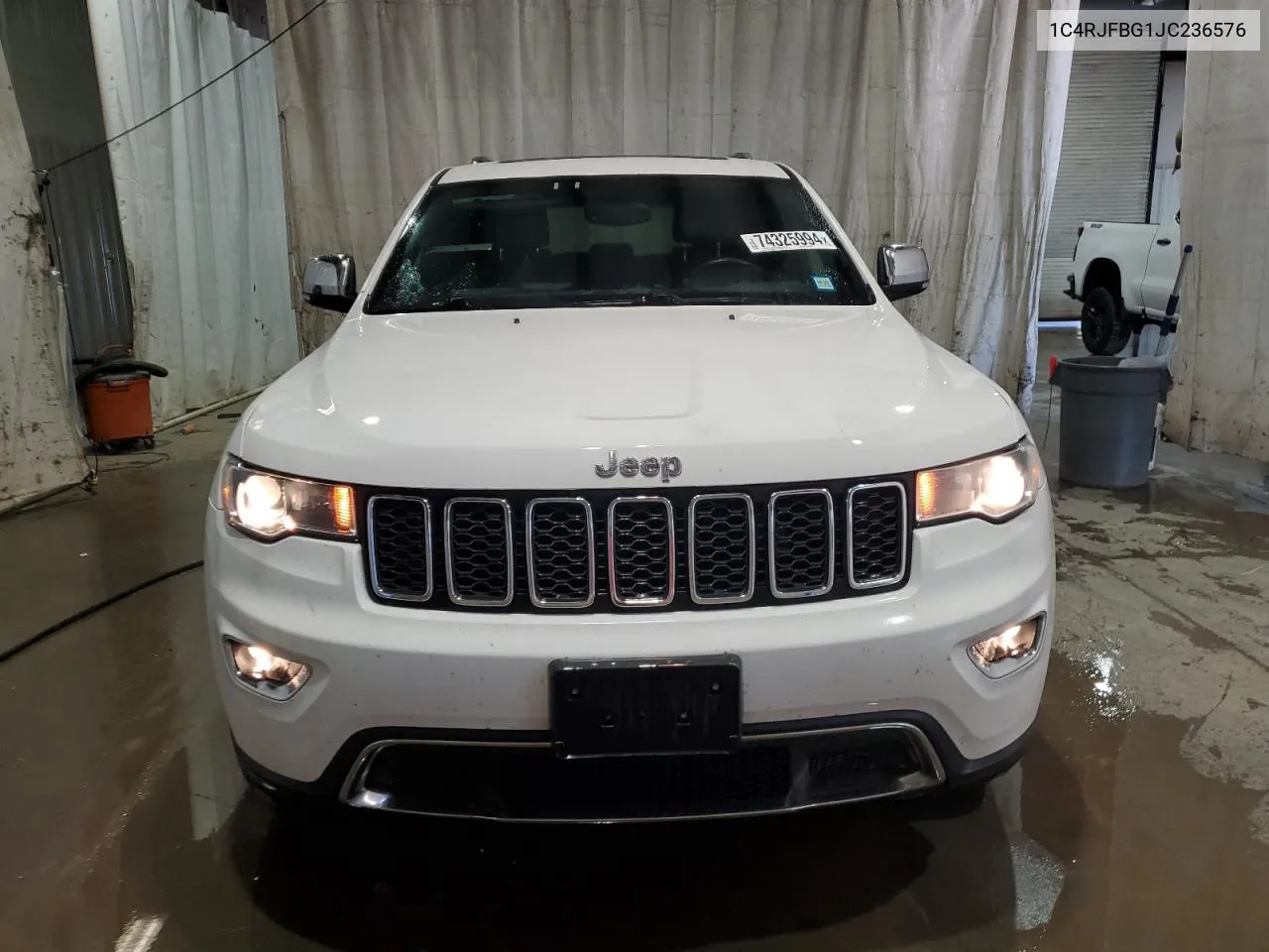 2018 Jeep Grand Cherokee Limited VIN: 1C4RJFBG1JC236576 Lot: 74325994