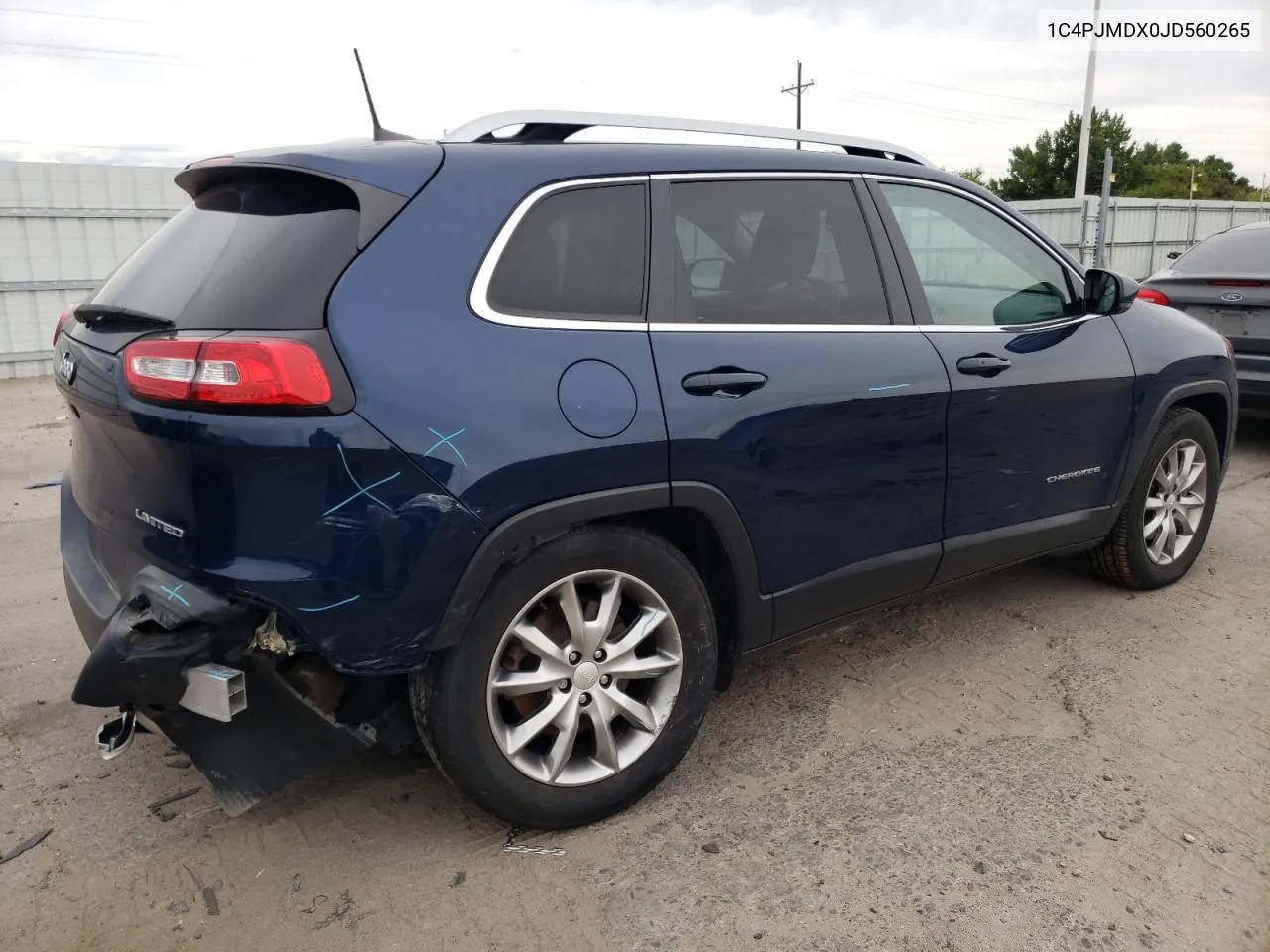 2018 Jeep Cherokee Limited VIN: 1C4PJMDX0JD560265 Lot: 74515904